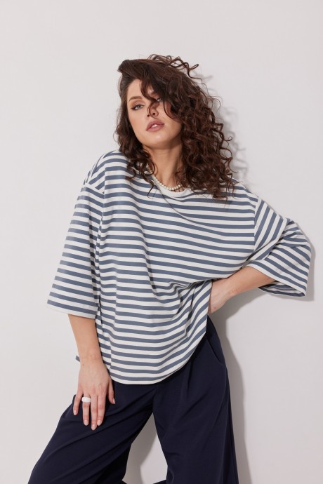 Джемпер (кофта) MG Wear 2256 one size молочно-серый размер 42-52 #2