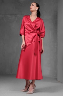 Юбочный костюм ERIKA STYLE 1748 красный