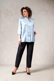 Блузка ERIKA STYLE C-149 -2 голубой