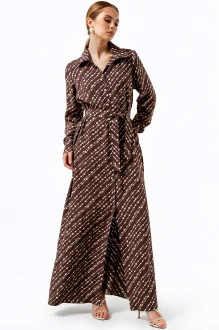 Платье ERIKA STYLE 7202 -1 коричневый