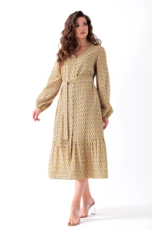 Платье ERIKA STYLE 1531 желтое