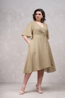 Платье ERIKA STYLE 1632 -1 желтое