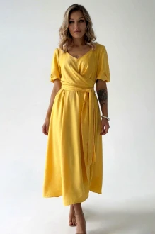 Платье ERIKA STYLE 1537 желтое
