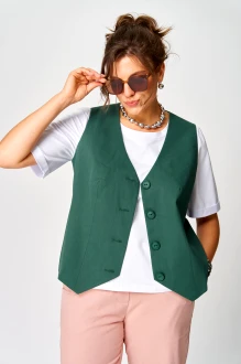 Жилетка GRATTO 7442 изумруд