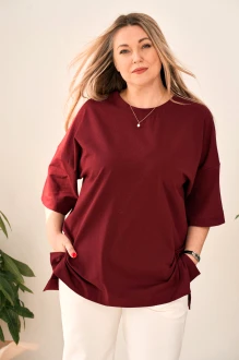 Футболка GRATTO 4472 вишня