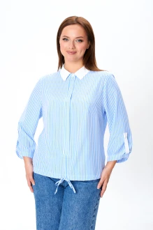 Блузка MODEMA 770 /1 голубая полоска