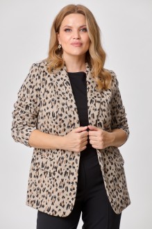 Жакет (пиджак) БелЭльСтиль 203 леопард #1