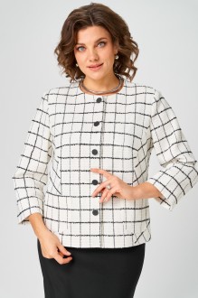 Жакет (пиджак) БелЭльСтиль 861 бело-черный