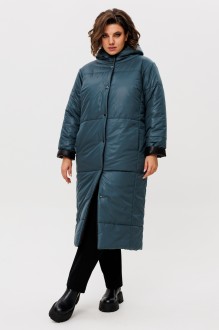 Пальто Rumoda 2236 зеленый,черный #1