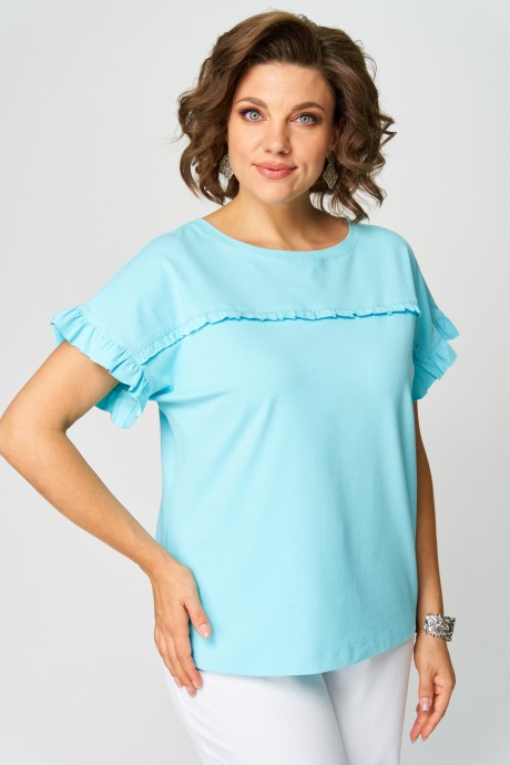 Футболка Rumoda 2264 голубой размер 46-60 #3