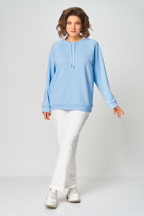 Свитшот Rumoda 2270 голубой размер 46-58 #4