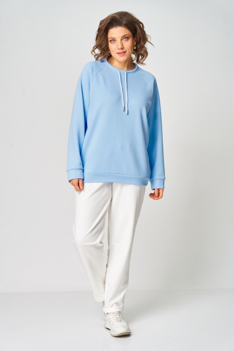 Свитшот Rumoda 2270 голубой размер 46-58 #5