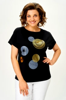Джемпер (кофта) Rumoda 2239 кр.р. черный