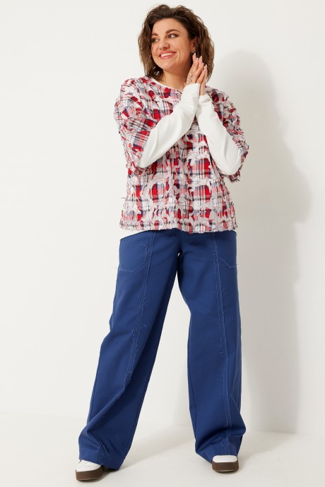 Брюки BegiModa 6062 сапфир размер 46-62 #8