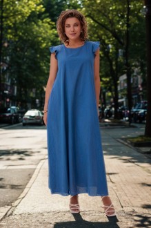 Платье BegiModa 1046 синий #1