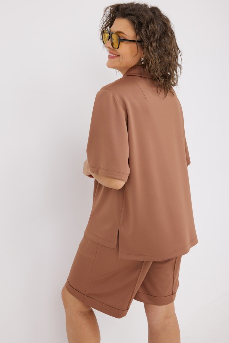 Костюм BegiModa 3092 двойка терракот размер 48-62 #5