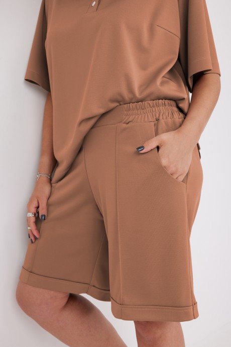 Костюм BegiModa 3092 двойка терракот размер 48-62 #6