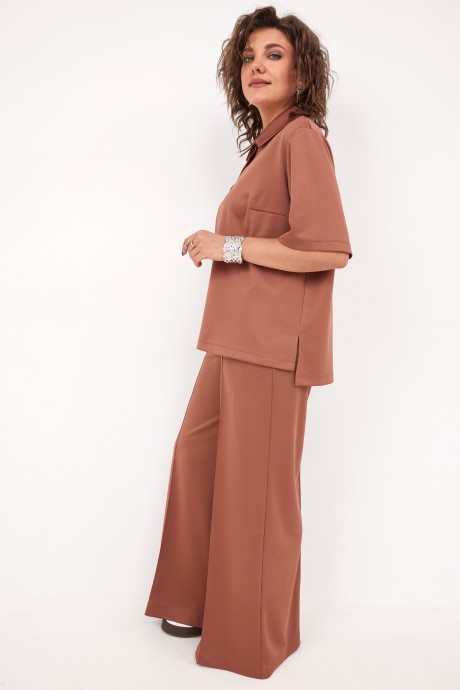 Костюм/комплект BegiModa 3094 двойка терракот размер 46-62 #6