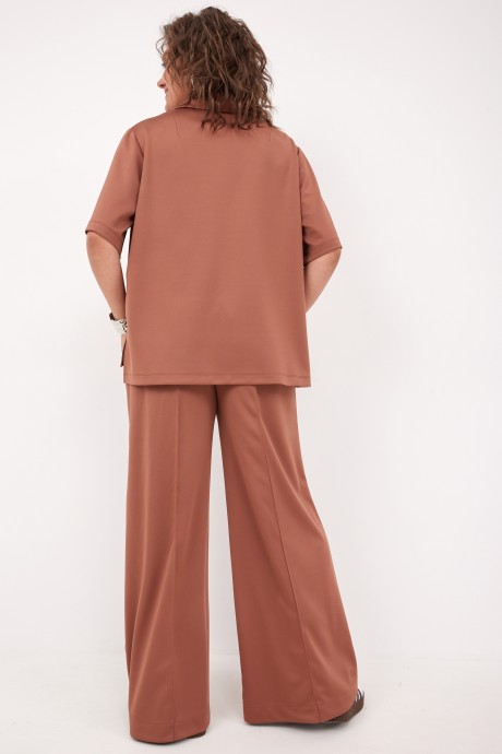 Костюм/комплект BegiModa 3094 двойка терракот размер 46-62 #7