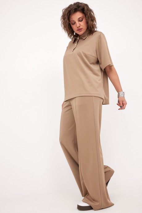 Костюм/комплект BegiModa 3094 двойка бежевый размер 46-62 #1