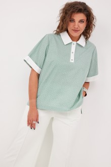 Блузка BegiModa 4126 шалфей #1