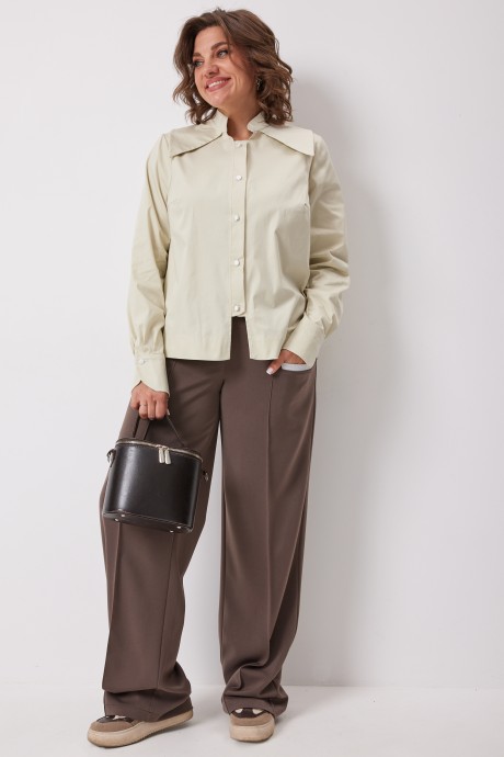 Блузка BegiModa 4136 дыня размер 48-62 #2