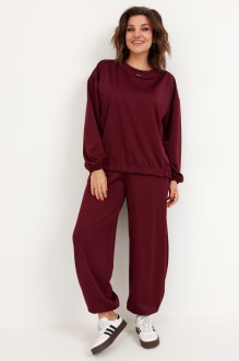 Спортивный костюм BegiModa 3099 двойка вишня #1