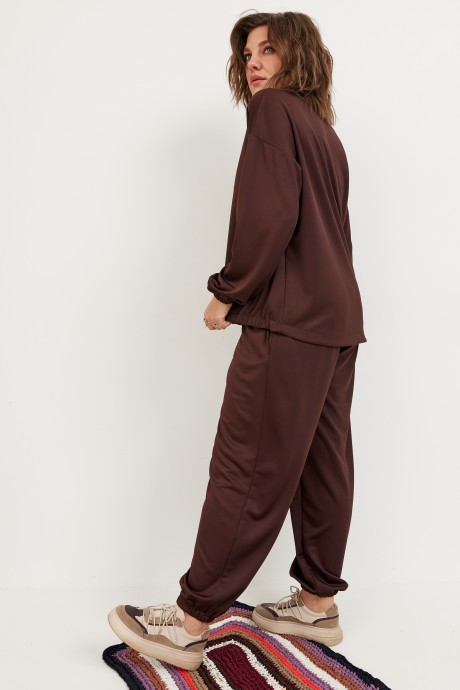 Спортивный костюм BegiModa 3099 двойка мокко размер 48-62 #7