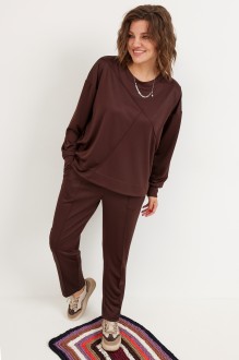 Спортивный костюм BegiModa 3100 двойка мокко #1