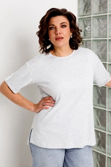 Футболка BegiModa 4163 серый меланж