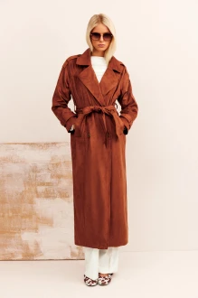 Тренч KOKOdea 11001 коричневый
