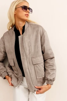 Бомбер KOKOdea 10003 серый