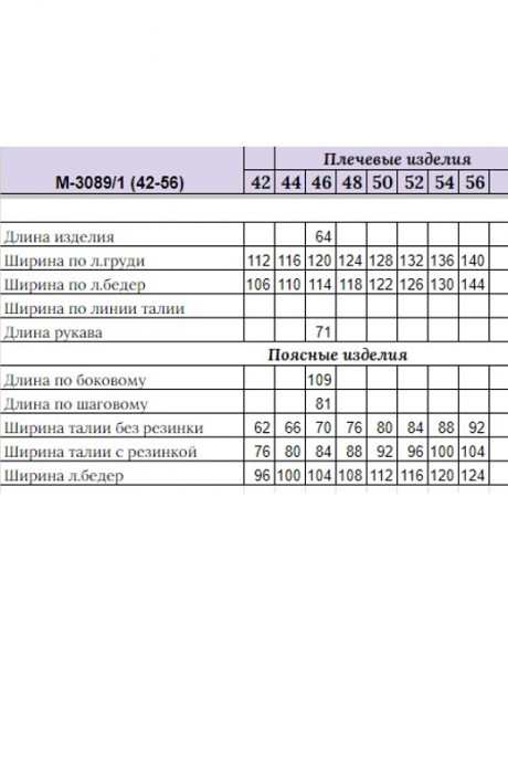 Худи HIT 3089/1 двойка деним размер 42-56 #7