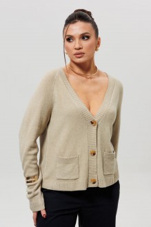 Кардиган MisLana т103 оливка