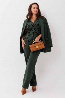 Костюм/комплект MisLana 1263 тройка малахит