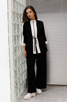 Костюм/комплект MisLana 1251 двойка черный,белый
