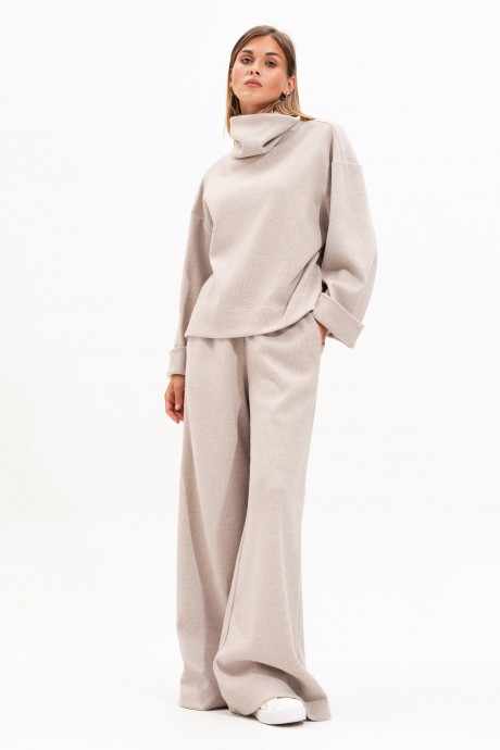 Костюм/комплект SILVERSPICE S-8562 двойка бежевый размер 42-48 #2