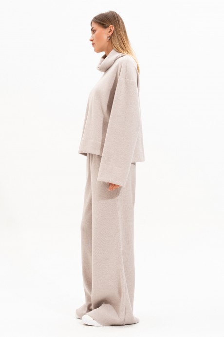 Костюм/комплект SILVERSPICE S-8562 двойка бежевый размер 42-48 #4