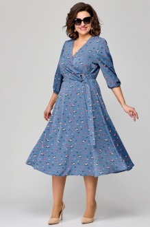 Платье EVA GRANT 7088 -1 голубой #1