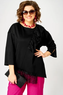 Блузка EVA GRANT 7148 -1 черный