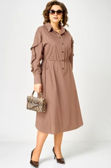 Платье EVA GRANT 7223 мокко