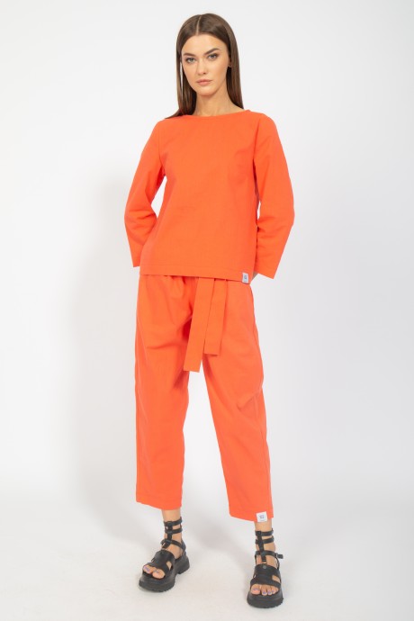 Брюки KIVVIWEAR 409603 Морковный размер 42-52 #1