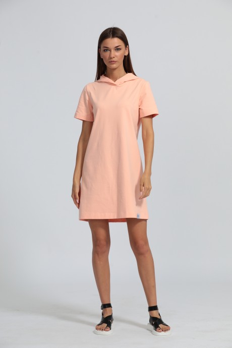 Платье KIVVIWEAR 4029 01 Коралловый размер 42-50 #1