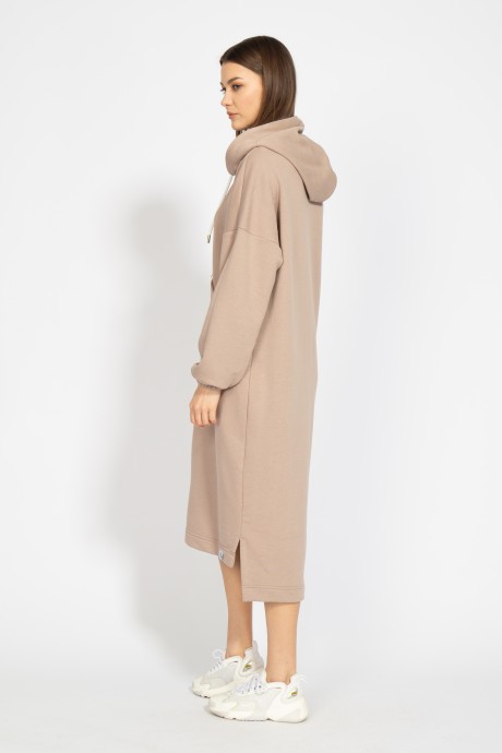 Платье KIVVIWEAR 4068 02 Кофе размер 42-52 #8