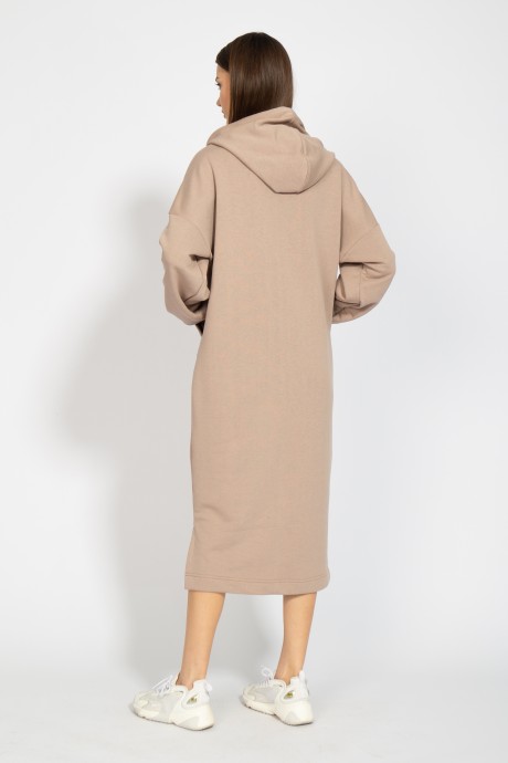 Платье KIVVIWEAR 4068 02 Кофе размер 42-52 #9
