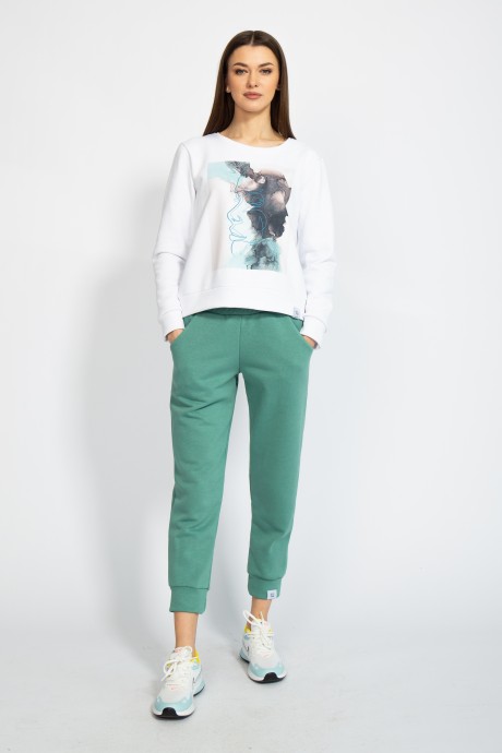 Спортивный костюм KIVVIWEAR 40784079 02 Бело-нефритовый размер 42-52 #1