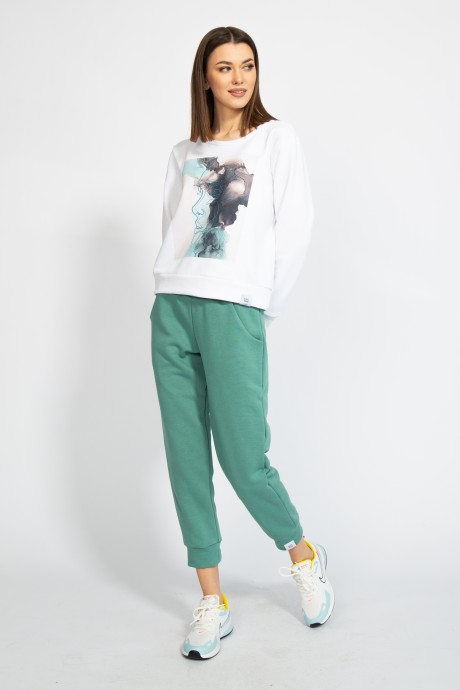 Спортивный костюм KIVVIWEAR 40784079 02 Бело-нефритовый размер 42-52 #2