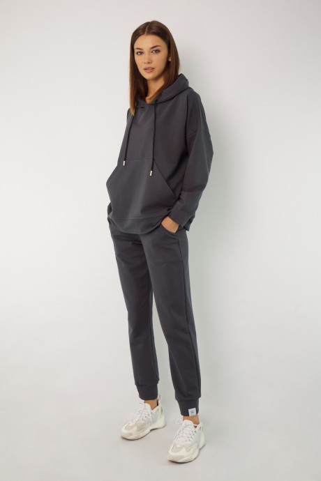 Джемпер (кофта) KIVVIWEAR 4015 08 Графит размер 42-52 #2