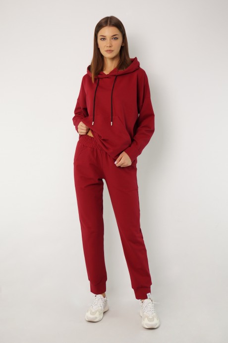 Джемпер (кофта) KIVVIWEAR 4015 10 Марсала1 размер 42-52 #5