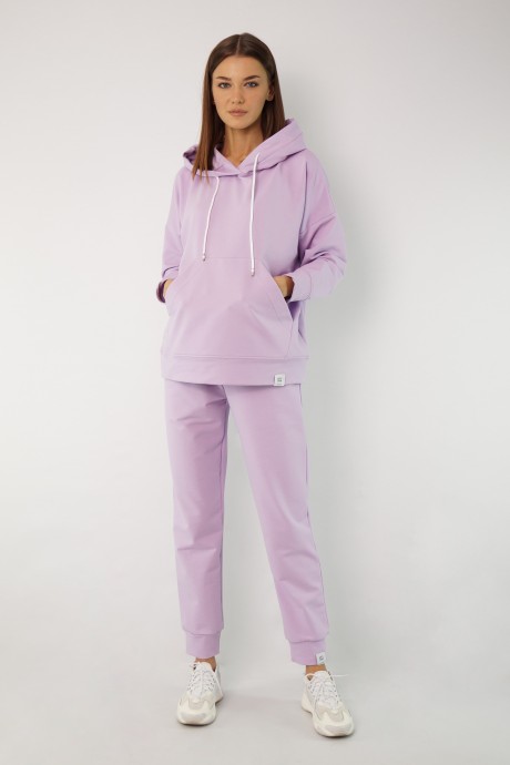 Джемпер (кофта) KIVVIWEAR 4015 12 Светло-лиловый размер 42-52 #1